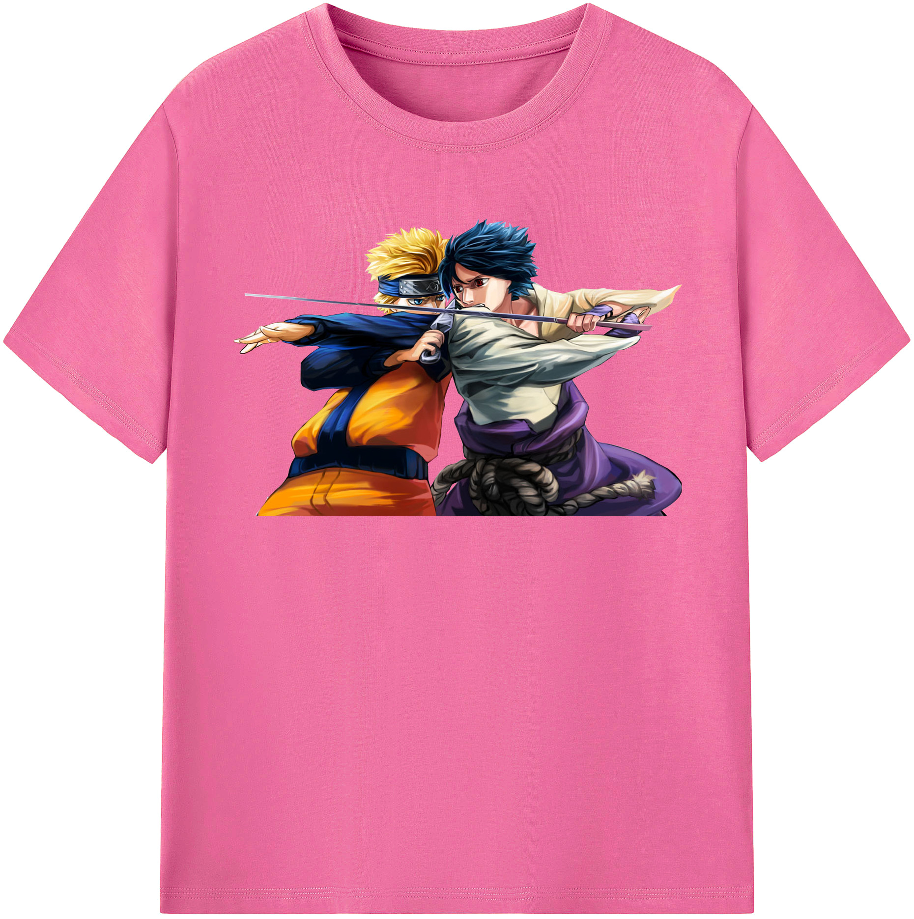 （画像用） NARUTO -ナルト- うずまき ナルト Uzumaki Naruto レディースカジュアルプリントTシャツ（綿100％）